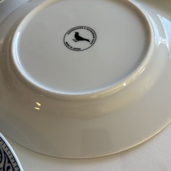 Anthropologie Set Of 6 Landscape Nature Tree Dessert Salad Plates Made In Japan - Picture 6 of 9